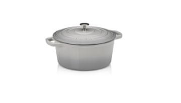 Kela Litoželezna ponev s pokrovom CALIDO 26 cm siva KL-12607