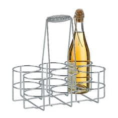 Kela Nosilec za steklenice LOOP 31x21x31 cm krom KL-49880