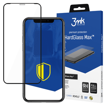 3MK Apple iPhone X - 3mk HardGlass Max črne barve