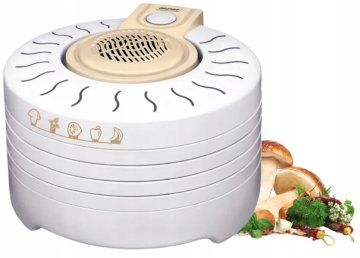 shumee Sušilnik za gobe, sadje, zelenjavo, meso, 250 W, 4 sita, 28 cm