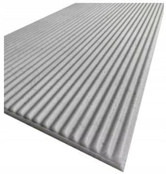 shumee Dekorativne stenske plošče 100x50 cm, pakiranje 8 kosov, sive