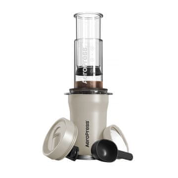 Aeropress Pripomoček za pripravo kave GO Plus bež