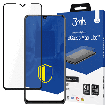 3MK SAMSUNG GALAXY M22 BLACK - 3MK HARDGLASS MAX LITE