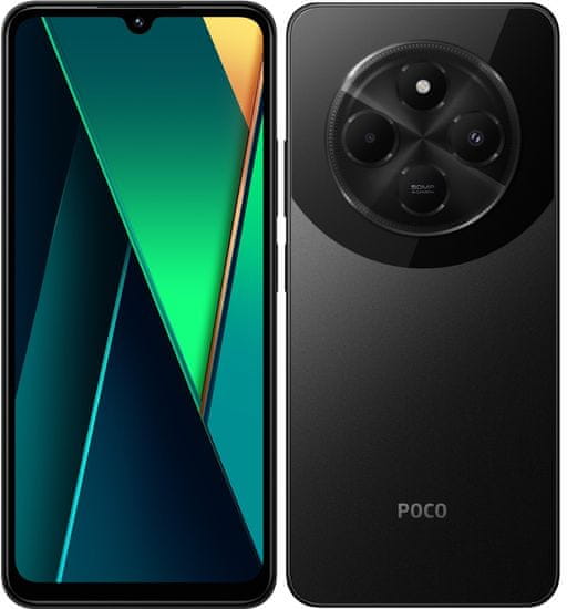 POCO C75 pametni telefon, 8 GB/256 GB, črn