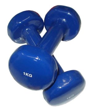 ACRAsport Enoročne uteži za aerobiko 2 x 1 kg