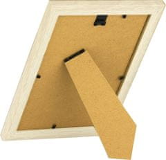Karako Foto okvir 10x15 cm, les – MDF, namizni, stenski, 70 bel