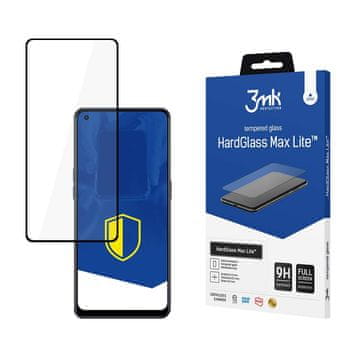shumee Oppo Reno 7 Lite 5G - 3mk HardGlass Max Lite črne barve