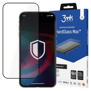 3MK Apple iPhone 14 Pro Max - 3mk HardGlass Max črne barve