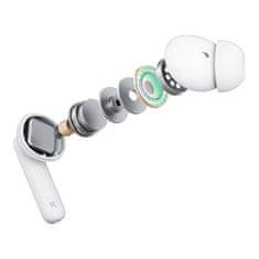 1 to 3 3MK LIFEPODS BREZŽIČNE SLUŠALKE ZA PAMETNE TELEFONE IPHONE ANDROID 10H DELA
