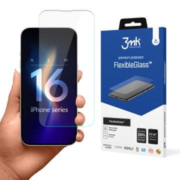shumee Apple iPhone 16 - 3mk fleksibilno steklo