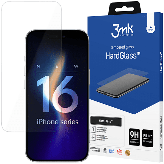 3MK APPLE IPHONE 16 - 3MK HARDGLASS