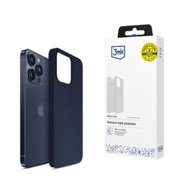 3MK APPLE IPHONE 15 PRO - 3MK SILICONE CASE DARK NAVY