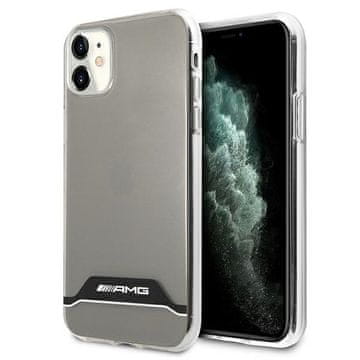 shumee Ovitek za iPhone 11 AMG z elektroplatiranjem, prozoren, črn