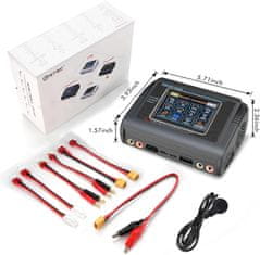 YUNIQUE GREEN-CLEAN T240 DUO Polnilec/Izpraznilnik za RC Baterije za Lilon LiPo LiFe LiHV NiCd NiMH PB, Pametni Dvojni Večnamenski Polnilec AC 150W/DC 240W 10A