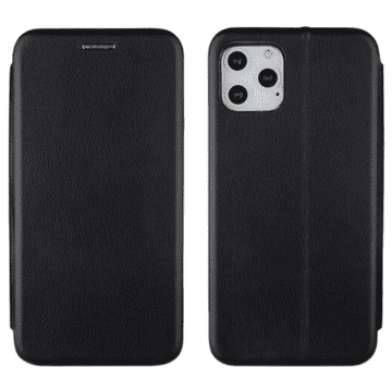 shumee Magnetni ovitek Beline Book za iPhone 11Pro Max, črne barve