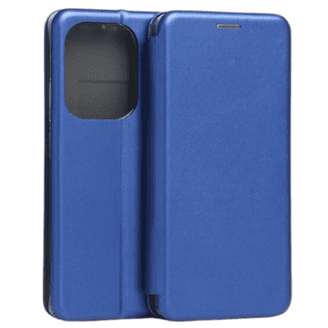 shumee Ovitek Beline Book Magnetic za Poco M6 Pro modro/modro