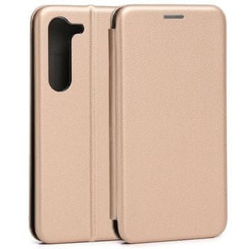 shumee Ovitek za Samsung Galaxy S23 Plus Beline zlat z naslonom