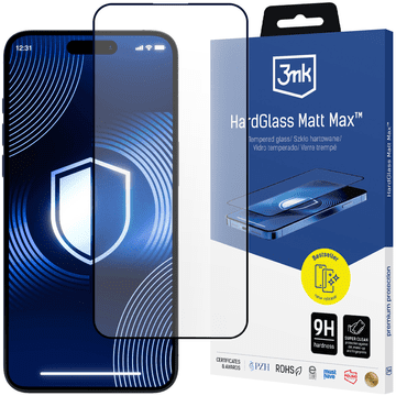 3MK Apple iPhone 15 Plus - 3mk trdo steklo mat max
