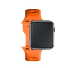 3MK 38/40/41/42 mm oranžen (majhen) - 3mk silikonski pašček za Apple uro