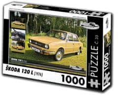 RETRO-AUTA© Puzzle št. 35 Škoda 120 L (1976) 1000 kosov