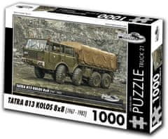 RETRO-AUTA© Puzzle TOVORNJAK št. 21 Tatra 813 Kolos 8x8 (1967-1982) 1000 kosov