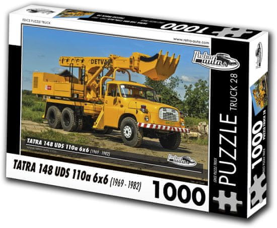 RETRO-AUTA© Puzzle TOVORNJAK št. 28 Tatra 148 UDS 110a 6x6 (1969-1982) 1000 kosov