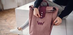 Vuch Ženski nahrbtnik Mellora Dark Pink