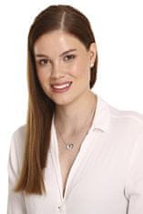 JwL Luxury Pearls Modna ogrlica s pravimi biseri in cirkoni JL0751 (verižica, obesek)