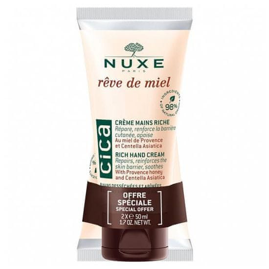 Nuxe Set krem za roke Rêve De Miel Cica (Rich Hand Cream) 2 x 50 ml