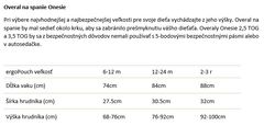 ERGOPOUCH spalna obleka iz organskega bombaža Onesie Sweet Orchard 12-24 m, 2,5tog