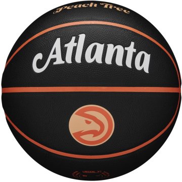 Wilson Žoge košarkaška obutev črna 7 Nba Team City Collector Atlanta Hawks Ball