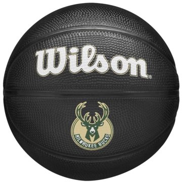 Wilson Žoge košarkaška obutev črna 3 Team Tribute Milwaukee Bucks Mini