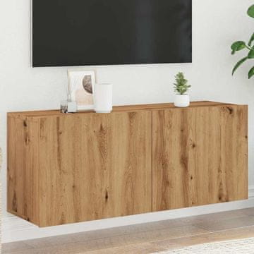 Vidaxl vidaXL Stenska TV omarica Artisan hrast 100x30x41 cm