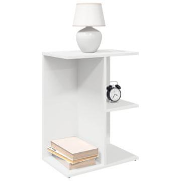Vidaxl vidaXL Nočne omarice, komplet 2, bele, 46,5 x 29 x 61 cm