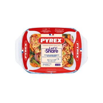 Pyrex STEKLENA POSODA ZA PEKO 2 L, 31X20 CM