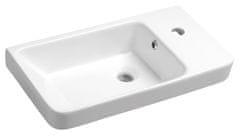 SAPHO Elegantno Keramično Umivalno Korito LUXA 55x30 cm - Bela