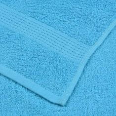Vidaxl Brisače za savno 2 kos turkizna 80x200 cm 360 gsm 100% bombaž
