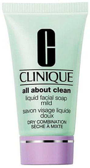 Clinique Tekoče milo za obraz All About Clean (Liquid Facial Soap Mild) 30 ml