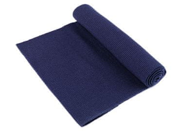 Elastična bombažna rebrasta pletenina - tunel 16x80 cm - (SES03) modro-siva temna.