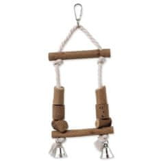 EPIC PET Igrača lesena gugalnica z vrvjo 32cm