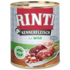 RINTI Konzervirana hrana Kennerfleisch Adult divjačina 800g