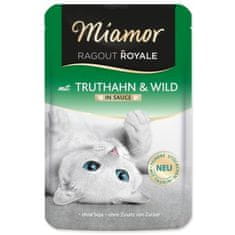 Miamor Ragout Royale Odrasli puran in divjačina v soku 100g
