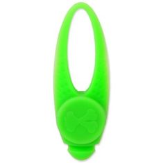 Dog Fantasy Ovratnica tag pes Fantasy LED silikon zelena 8cm