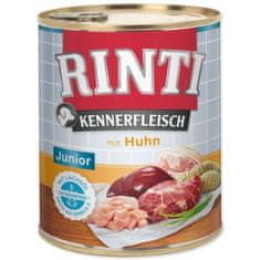 RINTI Dog Kennerfleisch piščanec v konzervi Junior 800g
