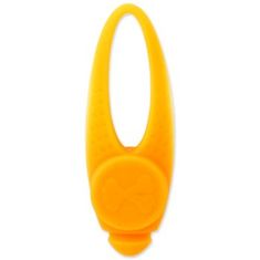 Dog Fantasy Ovratnica tag pes Fantasy LED silikon oranžna 8cm