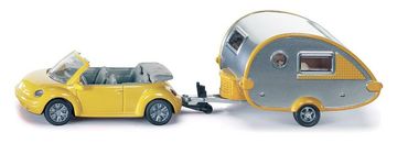 SIKU Blister - osebni avtomobil s prikolico
