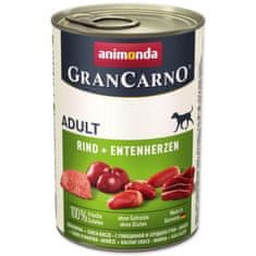 Animonda pes GRANCARNO cons. ADULT goveje/piščančje srce 400g
