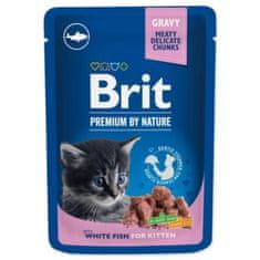 Brit Premium Cat žepek Bela riba za mačke 100g