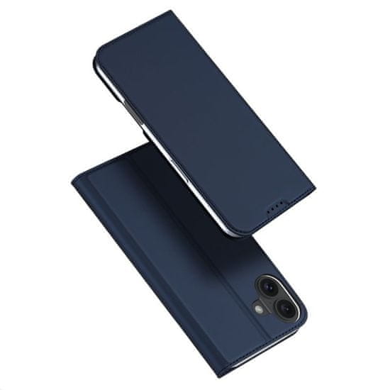 Dux Ducis Skin Pro knjižni ovitek za iPhone 16, modro