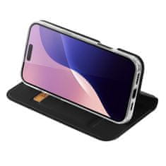 Dux Ducis Skin Pro knjižni ovitek za iPhone 16 Pro, črna